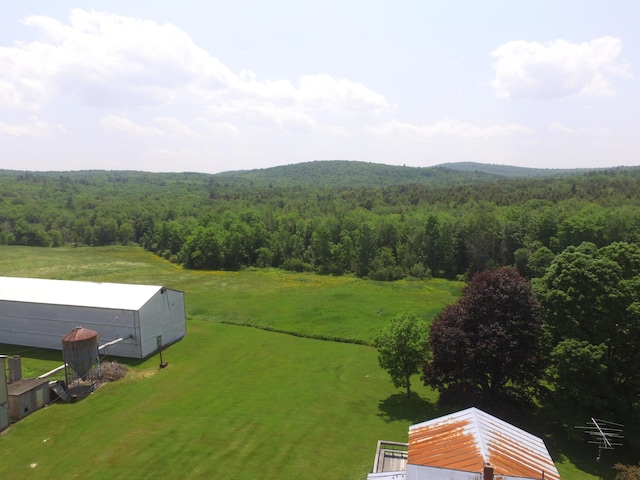 1039 Belfast Rd, Knox, ME 04986 - mountain view featuring a forest and rural landscape