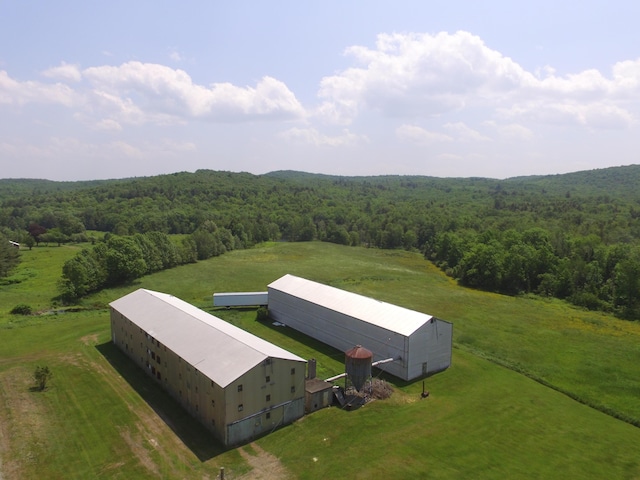 1039 Belfast Rd, Knox, ME 04986 - bird's eye view of a forest