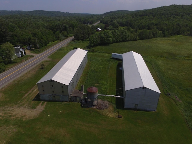 1039 Belfast Rd, Knox, ME 04986 - drone / aerial view of a heavily wooded area