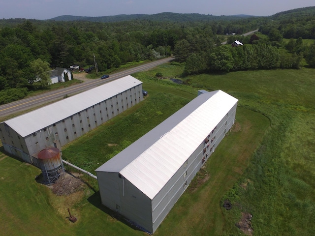 1039 Belfast Rd, Knox, ME 04986 - aerial view of a forest