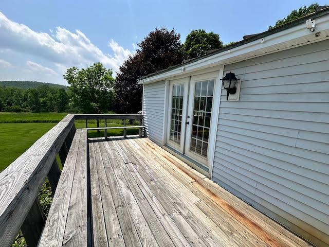 1039 Belfast Rd, Knox, ME 04986 - view of wooden deck