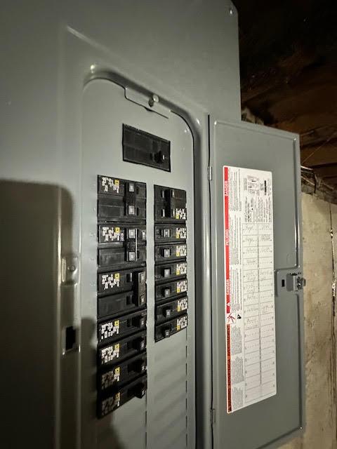 1039 Belfast Rd, Knox, ME 04986 - utility room featuring electric panel