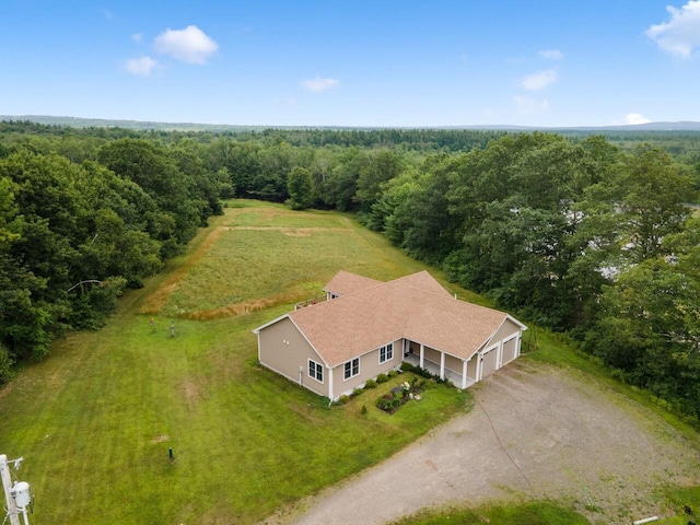 29 Folly Farm Rd, Lebanon, ME 04027 - view from above of property with a heavily wooded area
