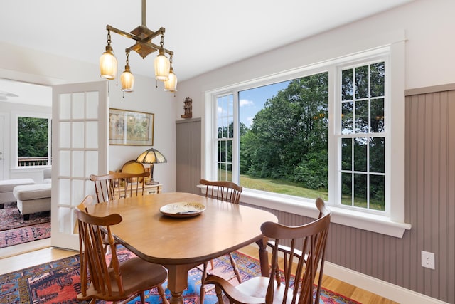 29 Folly Farm Rd, Lebanon, ME 04027 - dining area with wood finished floors and baseboards