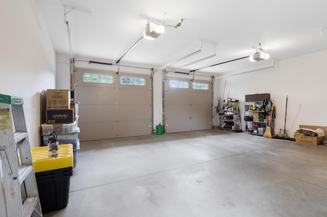 29 Folly Farm Rd, Lebanon, ME 04027 - garage featuring a garage door opener