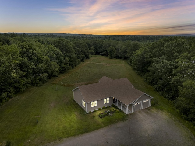 29 Folly Farm Rd, Lebanon, ME 04027 - aerial view of property and surrounding area featuring a forest