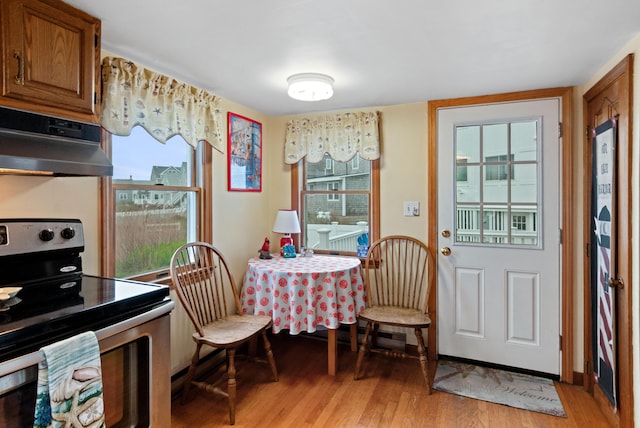 428 Eldridge Rd, Wells, ME 04090 - dining room featuring light wood-style flooring and plenty of natural light
