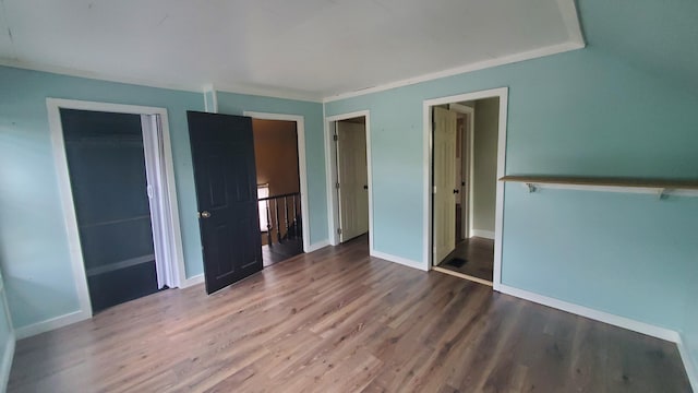 236 Birch St, Bangor, ME 04401 - unfurnished bedroom with wood finished floors and a closet