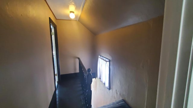 236 Birch St, Bangor, ME 04401 - stairs with lofted ceiling
