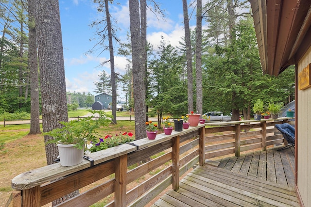 11 Ridgewood Dr, Lebanon, ME 04027 - view of wooden terrace