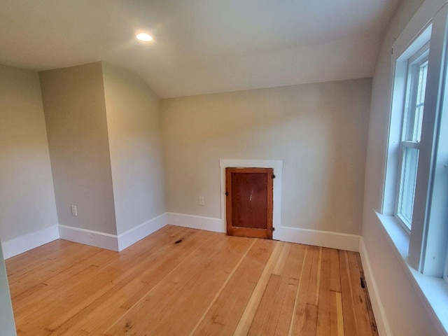 12 Allen St, Wilton, ME 04294 - additional living space featuring light wood-style floors and recessed lighting