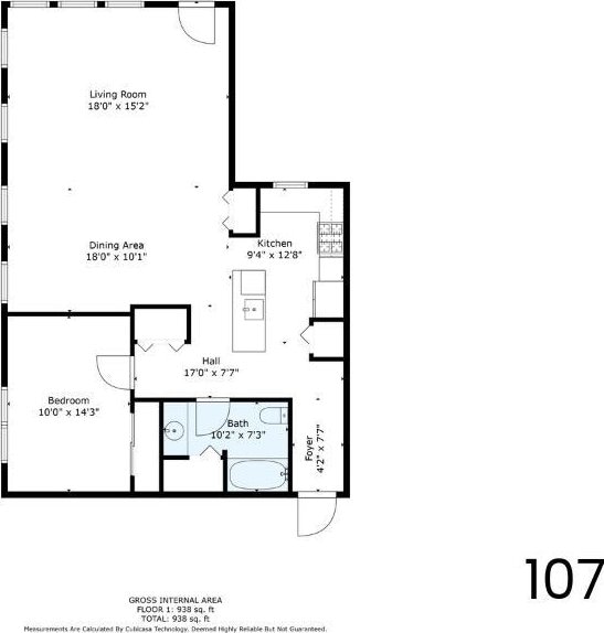 218 Washington Ave Unit 107, Portland, ME 04101 - view of home floor plan