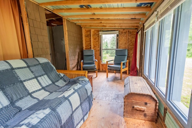 LOT4 Brimstone Rd, Lagrange, ME 04453 - sunroom / solarium featuring wood finished floors