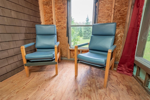 LOT4 Brimstone Rd, Lagrange, ME 04453 - living area featuring plenty of natural light and wood finished floors