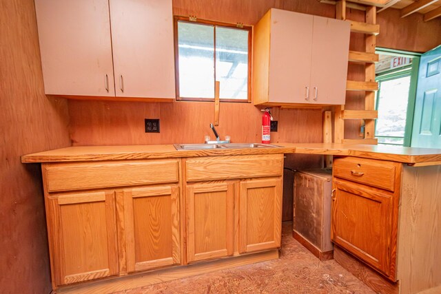 LOT4 Brimstone Rd, Lagrange, ME 04453 - kitchen featuring open shelves and light countertops
