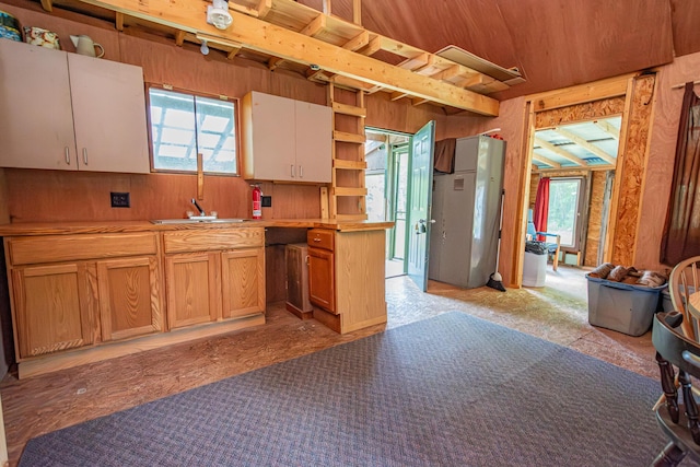 LOT4 Brimstone Rd, Lagrange, ME 04453 - kitchen with open shelves, healthy amount of natural light, and light countertops