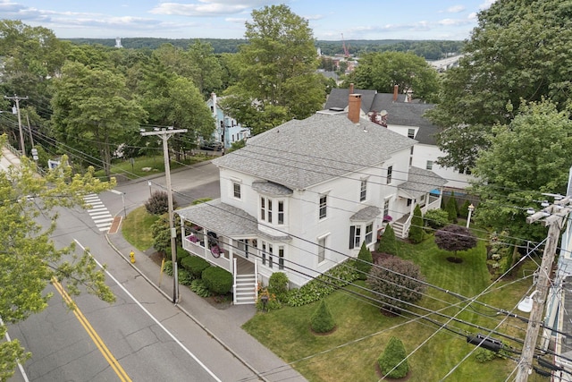 709 High St, Bath, ME 04530 - drone / aerial view