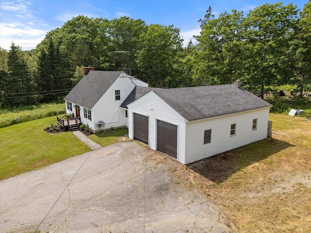 24 Blackswoods Rd, Franklin, ME 04634 - view from above of property