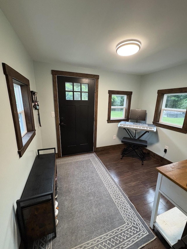 429 Rte 3, Palermo, ME 04354 - entrance foyer with wood finished floors