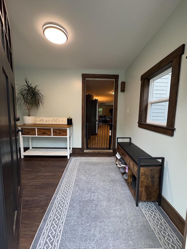 429 Rte 3, Palermo, ME 04354 - hall featuring wood finished floors