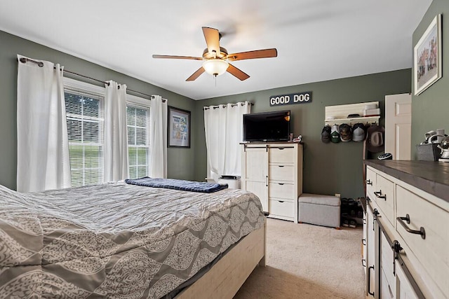 15 Fieldstone Dr, Augusta, ME 04330 - carpeted bedroom with ceiling fan