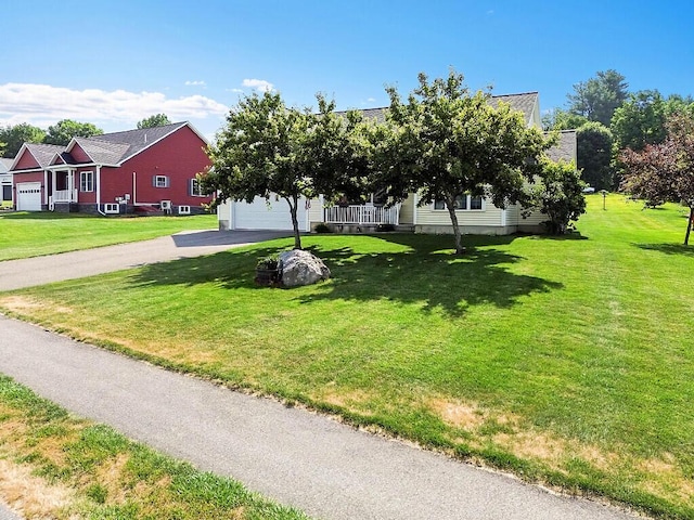 15 Fieldstone Dr, Augusta, ME 04330 - obstructed view of property with driveway and a front yard