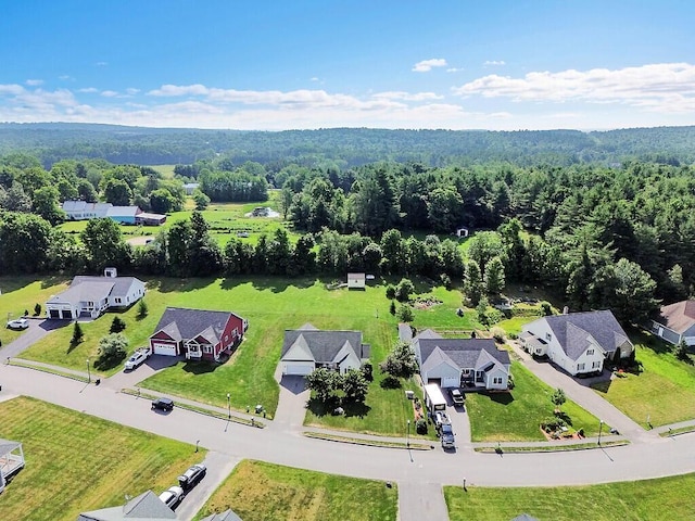 15 Fieldstone Dr, Augusta, ME 04330 - aerial view of residential area with a heavily wooded area