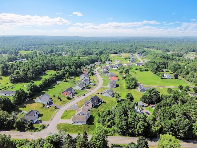 15 Fieldstone Dr, Augusta, ME 04330 - aerial view of a heavily wooded area