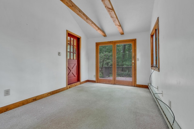 14 Pinewood Cir, Biddeford, ME 04005 - spare room with carpet and baseboard heating