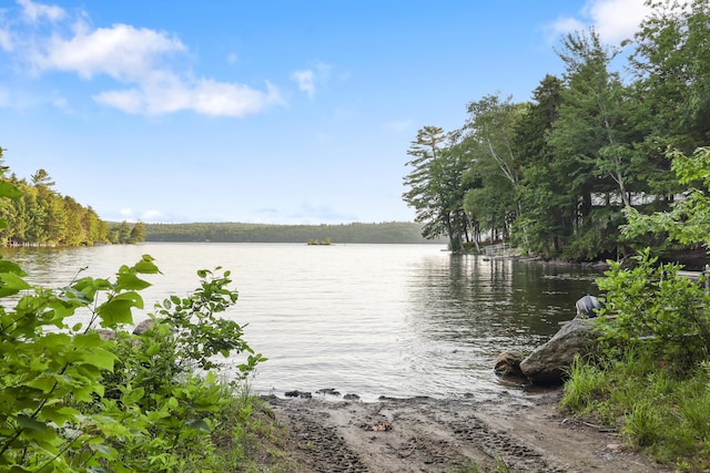 92 Cottage Shore Dr, Holden, ME 04429 - water view with a heavily wooded area