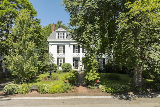 18 High St, Wiscasset, ME 04578 - neoclassical / greek revival house with a chimney
