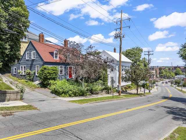 141 Centre St, Bath, ME 04530 - view of asphalt street with curbs and sidewalks