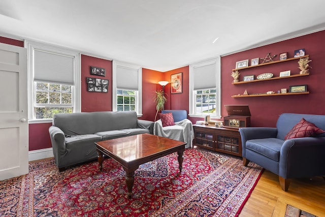 141 Centre St, Bath, ME 04530 - living room featuring wood finished floors