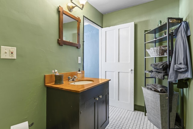141 Centre St, Bath, ME 04530 - bathroom featuring tile patterned floors and vanity