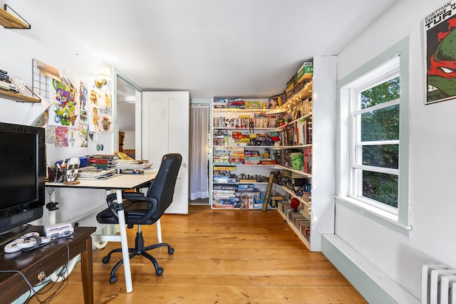 141 Centre St, Bath, ME 04530 - office space with radiator heating unit and light wood-style floors