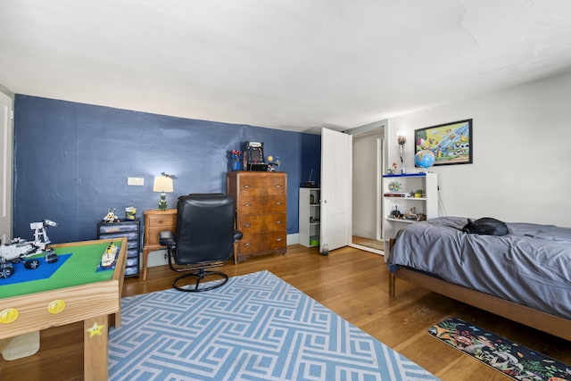 141 Centre St, Bath, ME 04530 - bedroom with wood finished floors and an office area