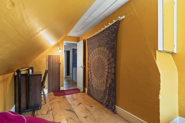 141 Centre St, Bath, ME 04530 - bonus room with vaulted ceiling and wood finished floors