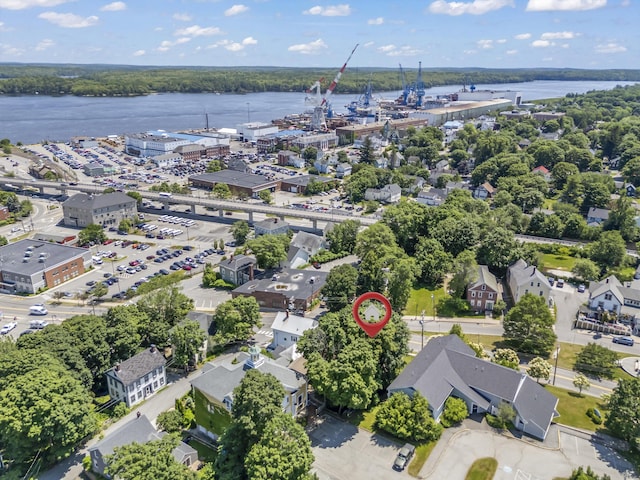 141 Centre St, Bath, ME 04530 - aerial view of a large body of water