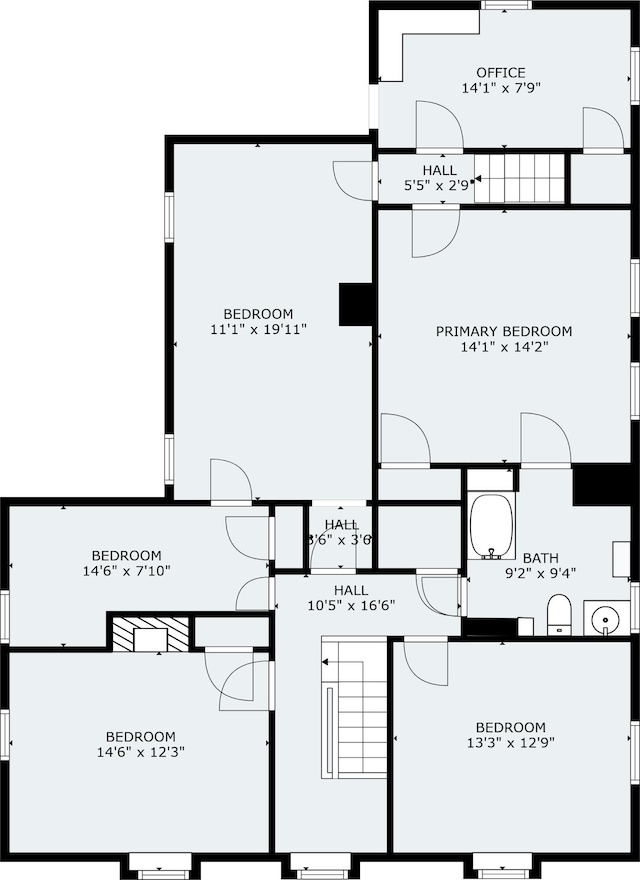 141 Centre St, Bath, ME 04530 - view of floor plan / room layout