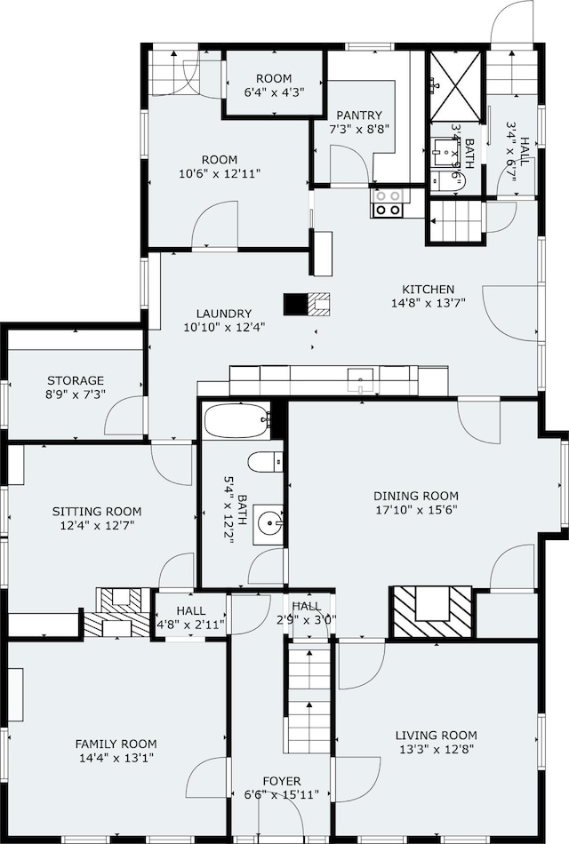 141 Centre St, Bath, ME 04530 - view of property floor plan