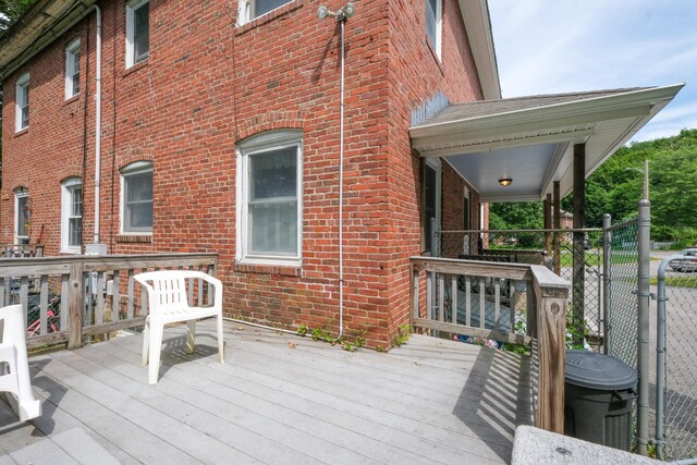 25 Oliver St, Bath, ME 04530 - view of deck