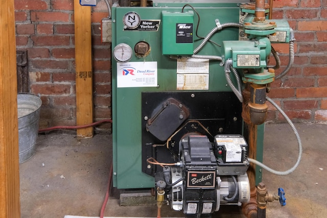 25 Oliver St, Bath, ME 04530 - utilities with a heating unit
