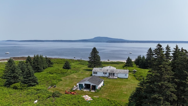 8 Bar Is, Tremont, ME 04674 - aerial view of property and surrounding area featuring a nearby body of water