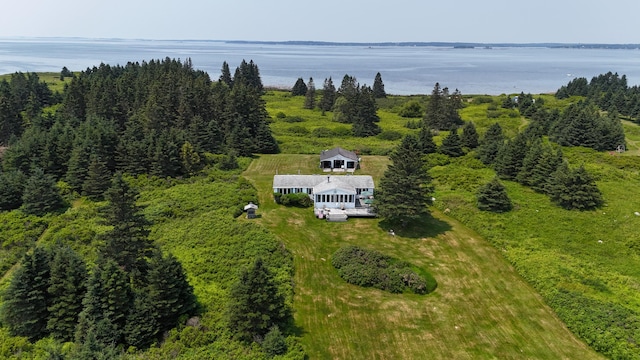 8 Bar Is, Tremont, ME 04674 - aerial view of property and surrounding area with a large body of water
