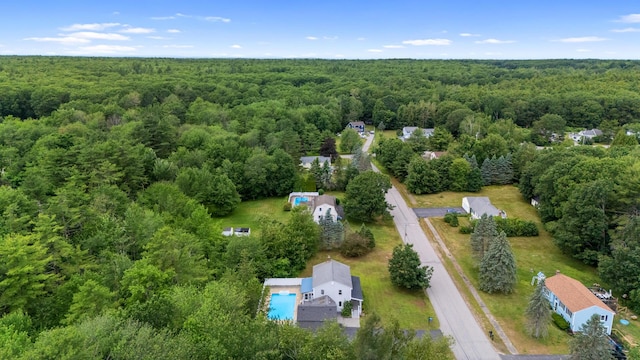 13 Wildbrook Dr, Biddeford, ME 04005 - aerial view of property's location with a heavily wooded area