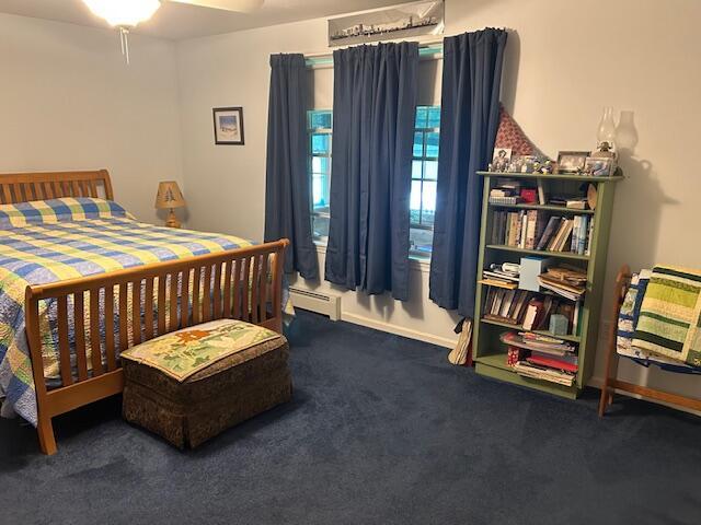 60 Dawes Rd, Dover-Foxcroft, ME 04426 - carpeted bedroom with baseboard heating