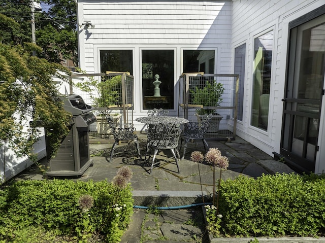 12 Center St, Machias, ME 04654 - view of patio featuring area for grilling