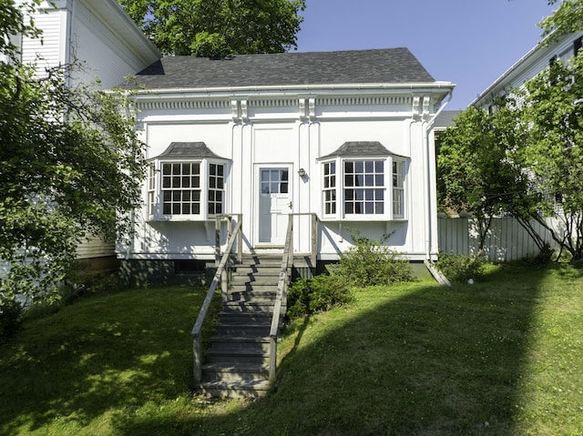12 Center St, Machias, ME 04654 - view of front of home with roof with shingles