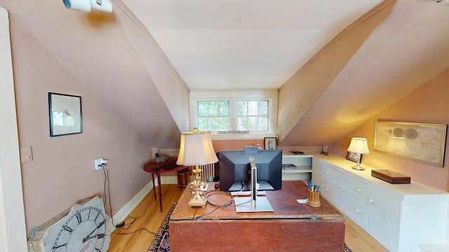 12 Center St, Machias, ME 04654 - home office featuring wood finished floors