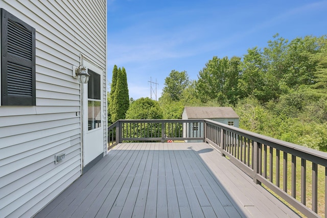 19 Straw Rd, Gorham, ME 04038 - view of wooden terrace